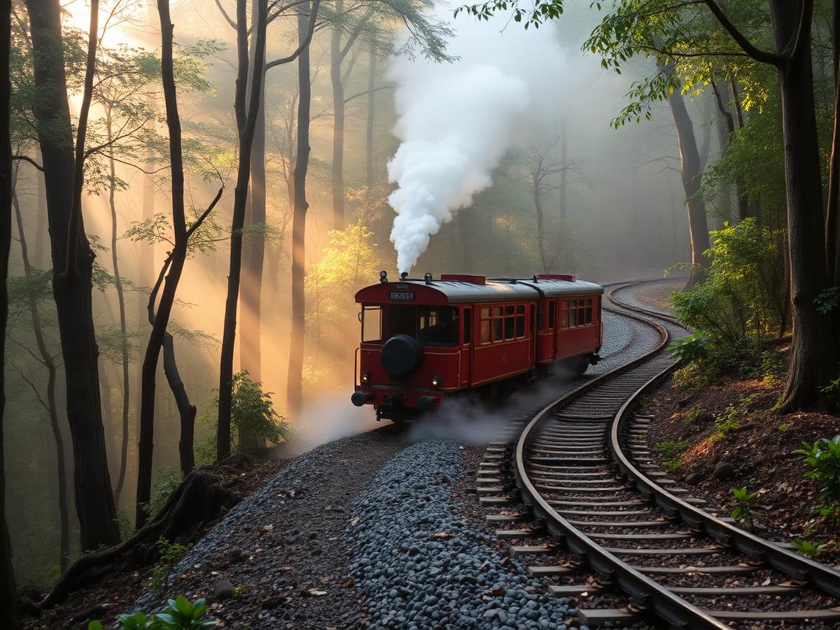The iconic Matheran toy train